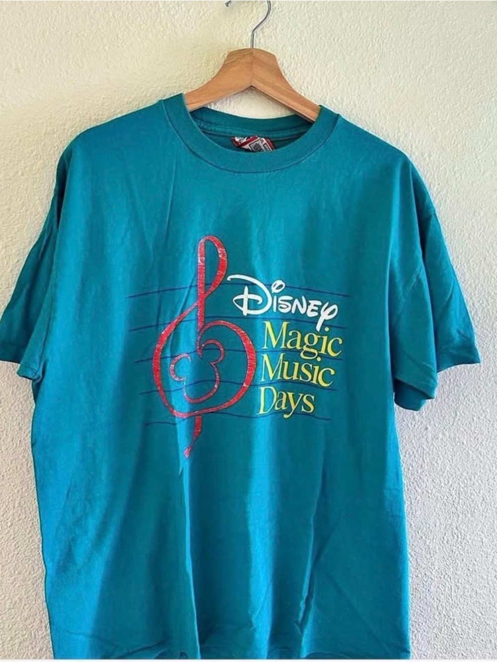 Vintage Walt Disney World Tee - Teal - XL